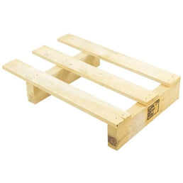 Holz-Displaypalette – 600 x 400 x 107 mm – Neu, ISPM 15-behandelt