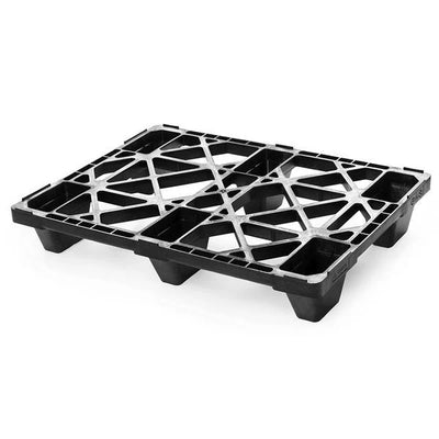 Heavy-Duty Nestable Plastic Display Pallet – 800x600x130mm – 1000kg Dynamic Load – 6 Legs