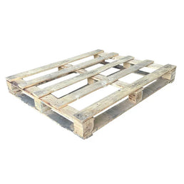 Gebrauchte Holzpalette – 1200 x 1000 mm – Umfangsboden – Bis zu 800 kg