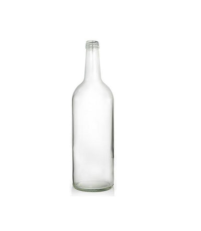1 Liter Bergflasche aus klarem Glas