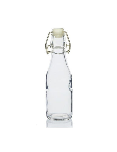 250 ml Wasser-/Saft-/Limonaden-Glasflasche mit Bügelverschluss