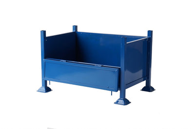 Half Gate Sheet Steel Rigid Box Pallet - AB Range