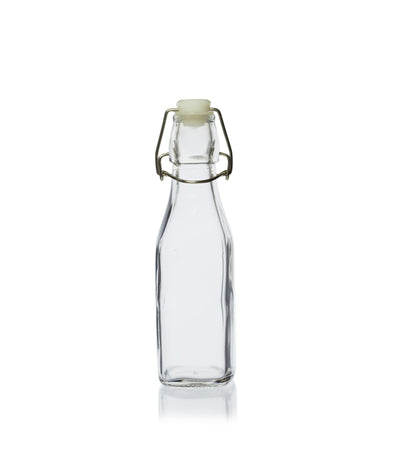 250 ml Wasser-/Saft-/Limonaden-Glasflasche mit Bügelverschluss