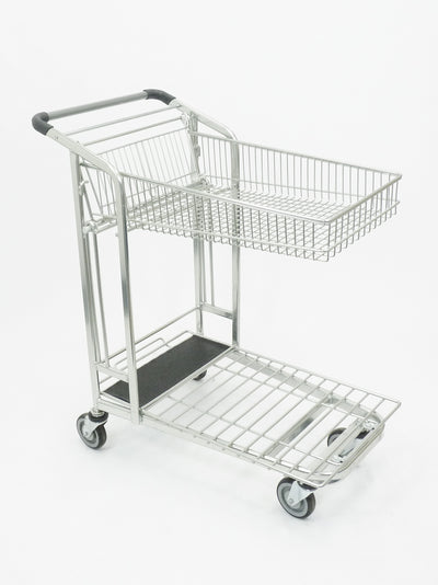 T24 Stock Trolley with 57 Litre Fold-Away Basket
