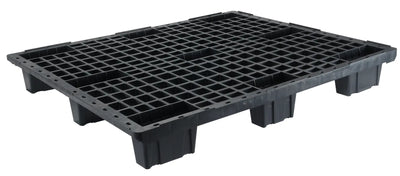 Nestable Plastic Pallet 1200 x 1000 x 153mm with Raised Edge – 1000kg Dynamic Load