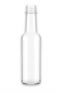 250ml Clear Glass Crown Neck Empty Bottles | 28mm Crown Finish | Beverage Bottles