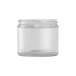 250 ml Klare Salbenglasdose – Weißer Flint – Kosmetik- & pharmazeutischer Behälter