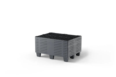 Heavy Duty Nestable Plastic Pallet 800 x 600 x 130mm – HDPE-PP | 1000kg Dynamic Load