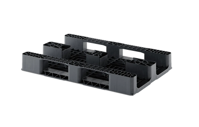 Heavy Duty Plastic Euro Pallet 1200 x 800 x 150mm – Closed Deck | 1500kg Dynamic Load | 2 Runners