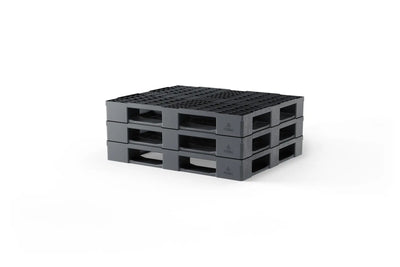 Heavy Duty Plastic Pallet 1200 x 1000 x 150mm – Open Deck | 1750kg Dynamic Load | Rackable