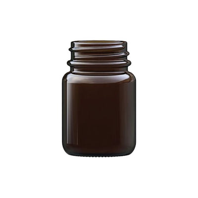 30 ml Bernsteinfarbene Pulverdose – UV-schutz Kosmetik-Aufbewahrungsdose