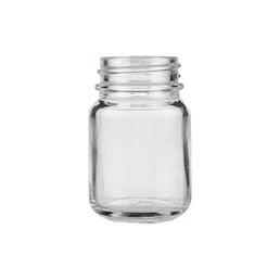 30ml Clear Glass Powder Jar – Cosmetic & Beauty Storage Jar