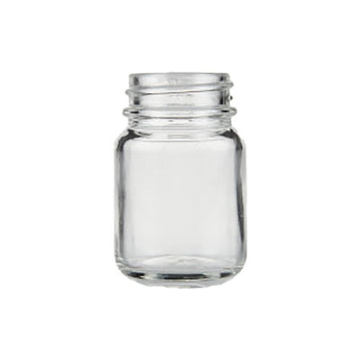 30ml Clear Powder Jar – White Flint Cosmetic Storage Jar