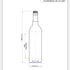 750ml Green Glass Bordeaux Wine Bottle – 30mm Screw Top