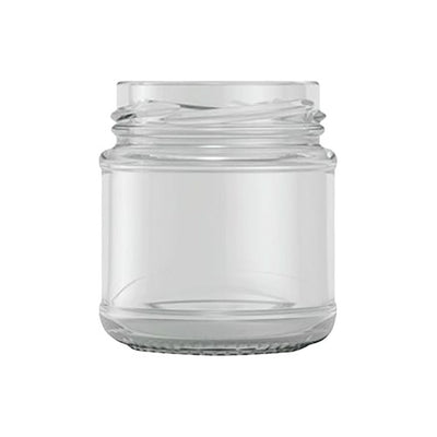 4oz Facettiertes Geleeglas (125 ml) – Klare Glas-Lebensmittel-Dose