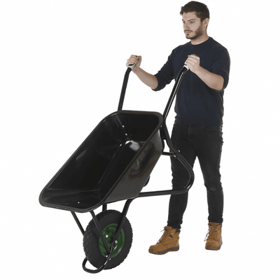 80 Litre Steel Wheelbarrow with 400mm Pneumatic Wheel