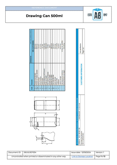Getränkedose Aluminium 440ml