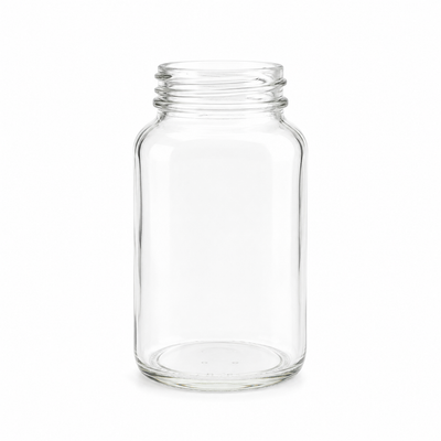 120ml (4oz) Weißes Flintglas Pulverflasche