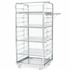 Hoher Container 700x700 H1650 mit 4 Regalen – Hoher Rollcontainer für maximalen Stauraum