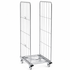 Container 800x600 H1810 mit Boden-Z-Rahmen – Hoher Rollcontainer für stabile Lagerung