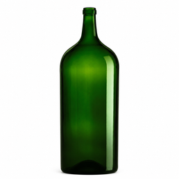 Bordelaise 9L Green 04 Glass Bottle – Cork Finish