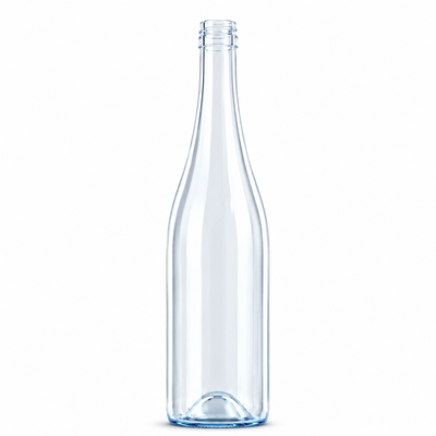750ml Arctic Blue Burgundy Wine Bottle – 30mm Screw Top