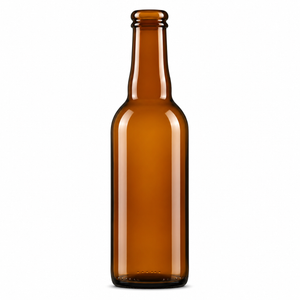 BIERE 75cl amber glass beer bottle with cork finish