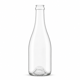 Méthode Traditionnelle 75cl Flint Glass Bottle – Crown Finish
