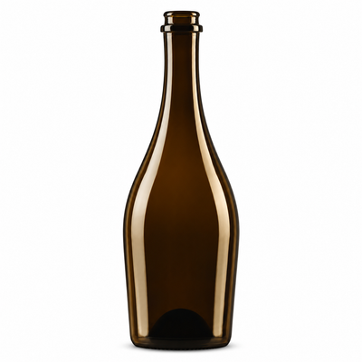 CELESTE 75cl Antique Green Sparkling Wine Bottle – Special Crown Finish (SPE)