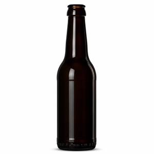 LONG NECK V2 33cl Dark Amber Beer Bottle – Crown Finish (CHA)