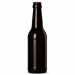 LONG NECK V2 33cl Dark Amber Beer Bottle – Crown Finish (CHA)