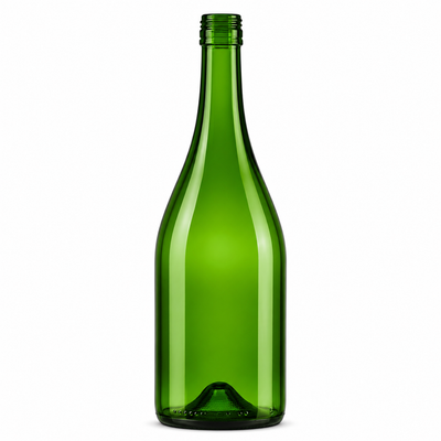 CARAFE 75cl Green 04 Glass Bottle – BVP30H60 Screw Cap Finish