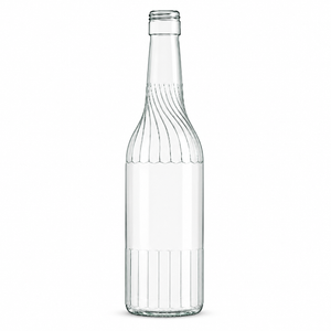 FRONTIGNAN 75cl clear flint glass bottle with G755 screw cap finish