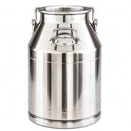 10-Liter Edelstahl-Milchkessel – Langlebig und Auslaufsicherer Transport