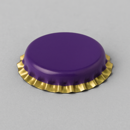 Lila Kronkorken für Bierflaschen – 26 mm