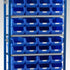 Single Starter Bay Shelving with Bin Kits | Freestanding Small Parts Storage