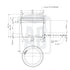 350ml Terrine Kilnclip Glass Jar