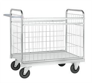 Feuerverzogener Paketwagen mit abnehmbaren Seiten – Tragfähigkeit 300 kg – 1390 x 650 x 1025 mm