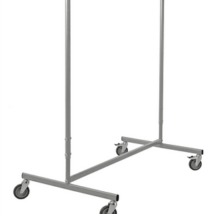 Height Adjustable Garment Rack on Wheels – Ready-to-Wear Clothing Rail | 75kg Capacity