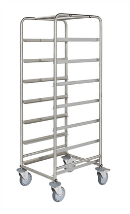 Wagen aus Edelstahl für Bagger – C3 – 560 × 500 × 1565 mm