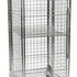 Stackable Security Roll Container with Roof and Shelf – 3 Sided Galvanised Roll Cage | 400kg Capacity