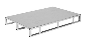 Stahlpalette – 1200 × 800 × 147 mm – Rahmen / Maschen / Vollplatte-Optionen