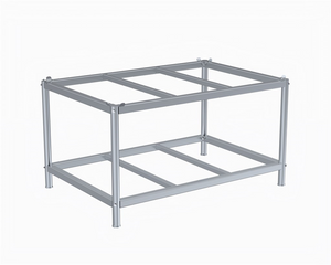 Elektroverzinkter Palettentisch mit Palettensteuerung – Für EUR-Palette 1200 × 800 mm – 1216 × 816 × 657 mm