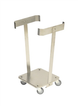 Edelstahl-Sackgestell – C3 – 508 × 425 × 825 mm – Für 125-Liter-Säcke