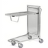 Ergonomic Shop Trolley with Spring-Loaded Shelf – Stackable Storage Trolley | 90kg Dynamic Load Capacity