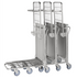 Ergonomic Stackable Shop Trolley – Spring-Loaded Upper Shelf | 90kg Shelf Capacity