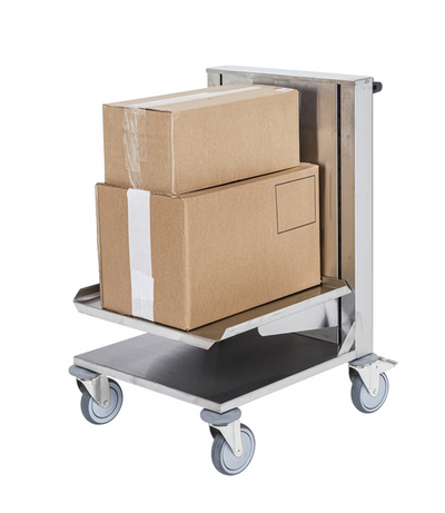 Stainless Steel Backhoe Trolley – C3 – 600 × 530 × 900 mm