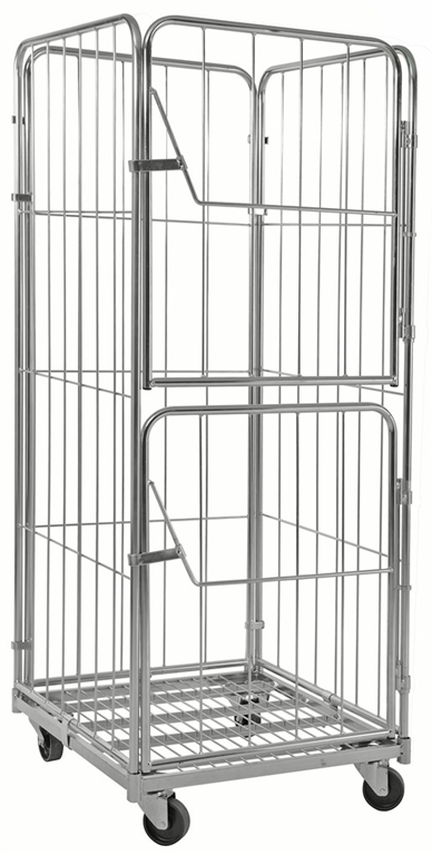 4-Sided Roll Container with 2 Doors – 400kg Capacity – AB Handling ...