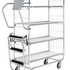 Series 8000 Shelving Trolley – Electrogalvanised with Central Lock – 250 kg Capacity (1395 × 470 × 1590 mm)