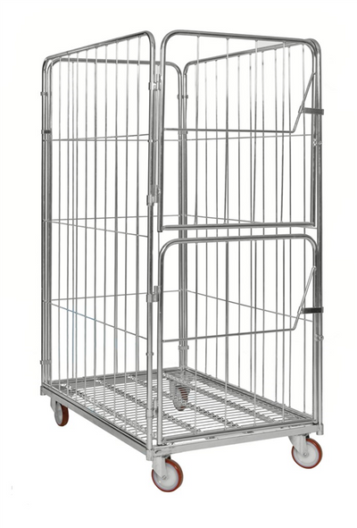 4-Sided Roll Container with 2 Doors – 600kg Capacity